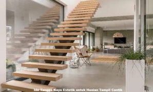 Ide Tangga Kayu Estetik untuk Hunian Tampil Cantik