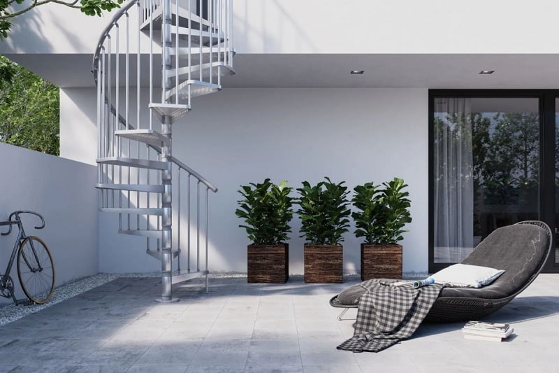 Inspirasi Desain dan Kelebihan Tangga Putar Besi