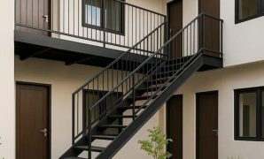 Inspirasi Desain Tangga Besi Outdoor untuk Rumah Kos Modern