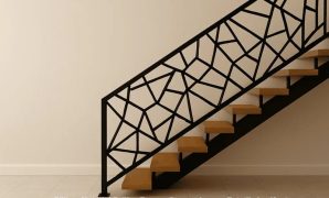 Pilihan Material Railing Tangga Geometris yang Estetik dan Kuat
