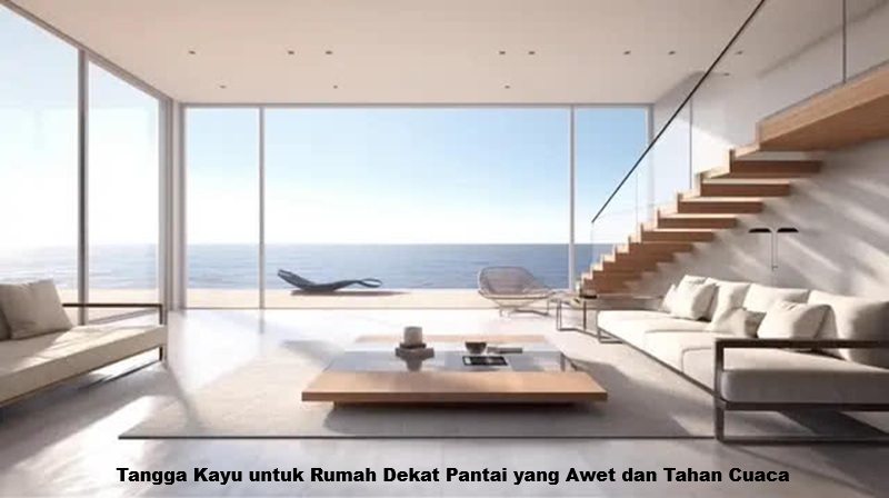 Tangga Kayu untuk Rumah Dekat Pantai yang Awet dan Tahan Cuaca